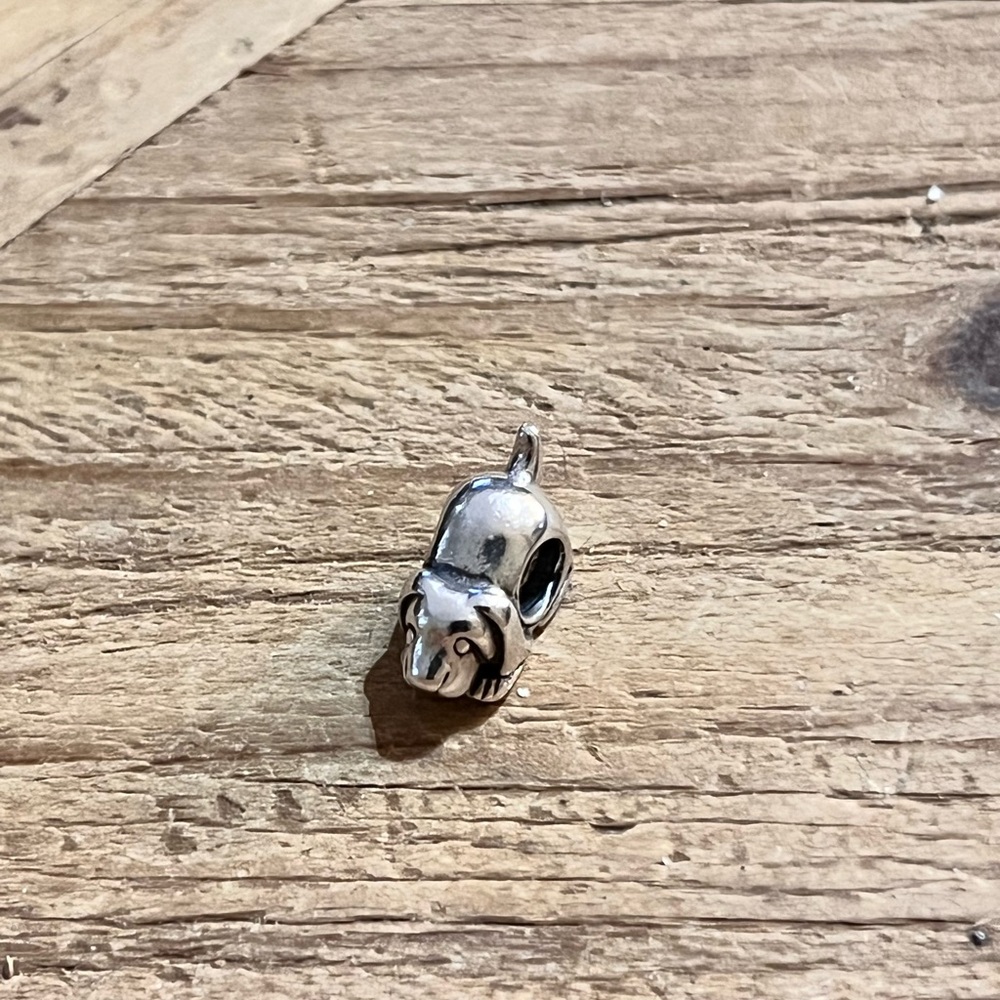 Sterling Silver Chamilia Dog Animal Charm bead fits Pandora